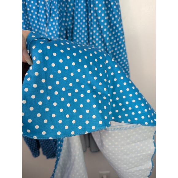 Tatyana Vintage Retro Style Pin-Up Polka Dot Fit and Flare Midi Dress - Picture 9 of 12